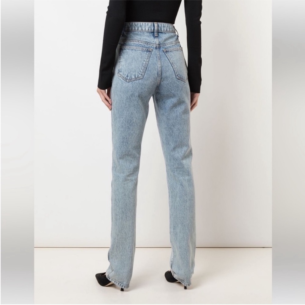 KHAITE Light Blue High Rise Women Jeans
